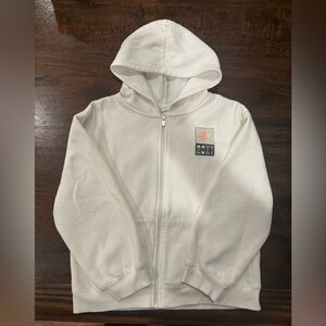 Roxy Kids Cream Zip-Up Hoodie